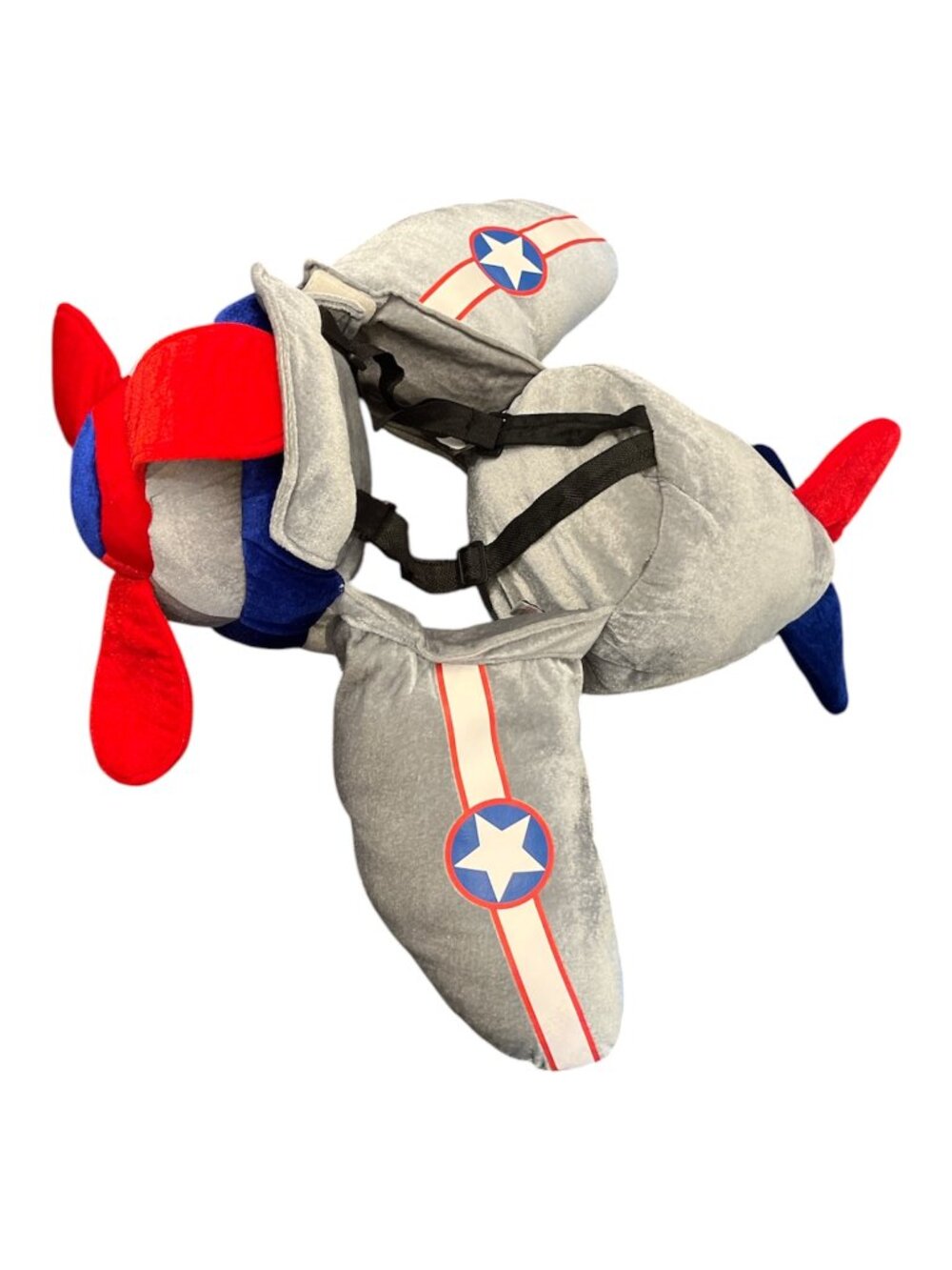 AUTHENTIC KIDS 3D Plush Airplane Ride-in Costume Halloween Party Size 3-7 Pilot